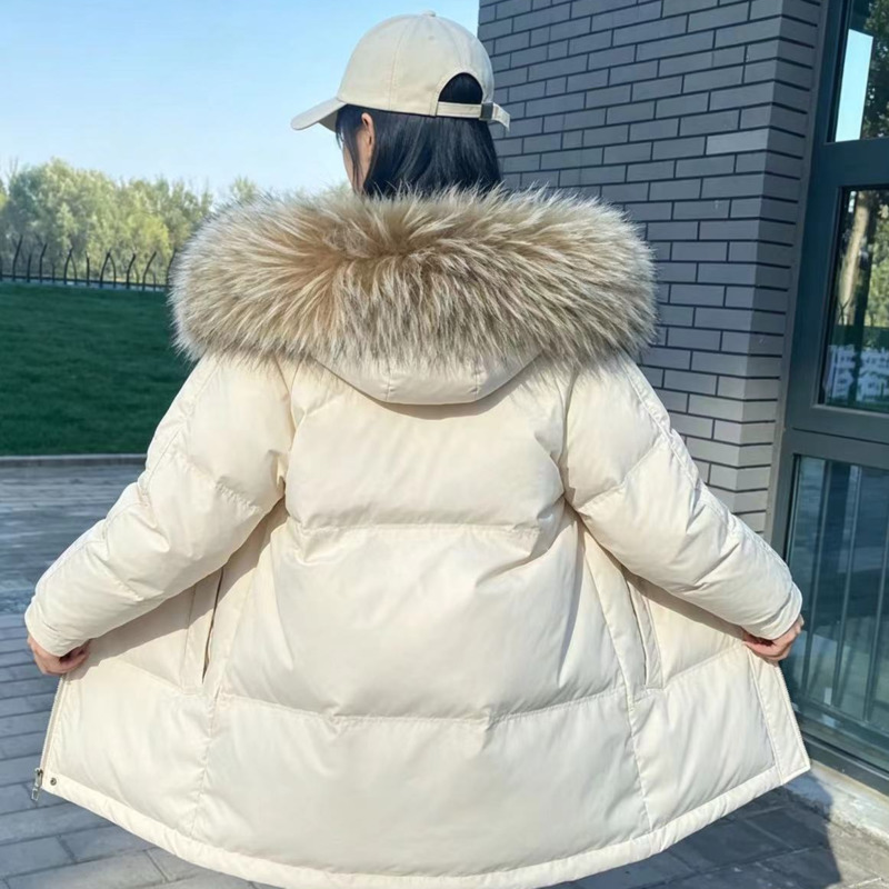 여성용 라쿤털 칼라, 진짜 털 칼라, 따뜻한 천연 털  - Winter Clothing Pk 리뷰 및 가격