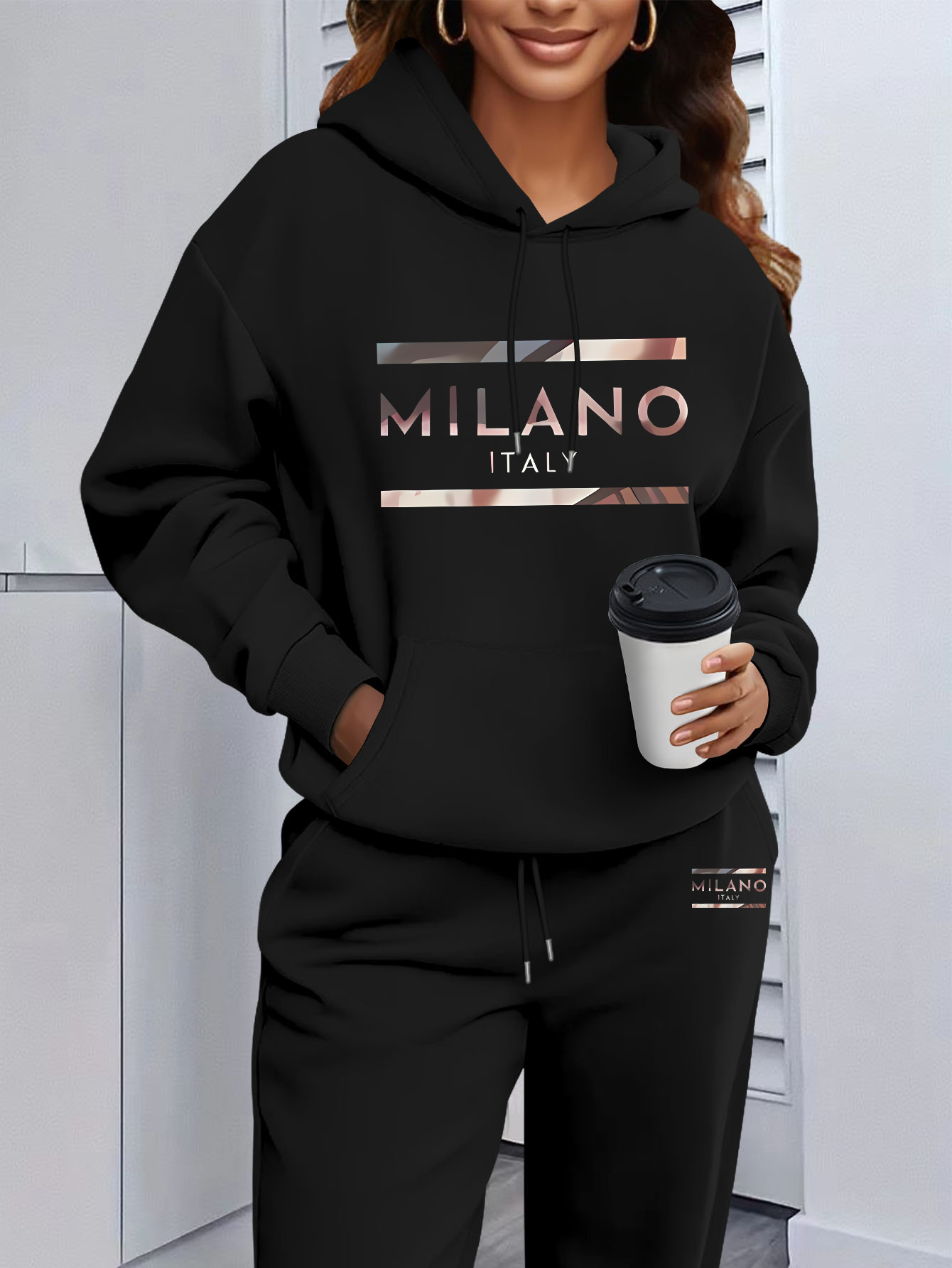 2026년 여성용 프린트 후드티 세트, 고품질, 인기  - Winter Clothing For Women 리뷰 및 가격