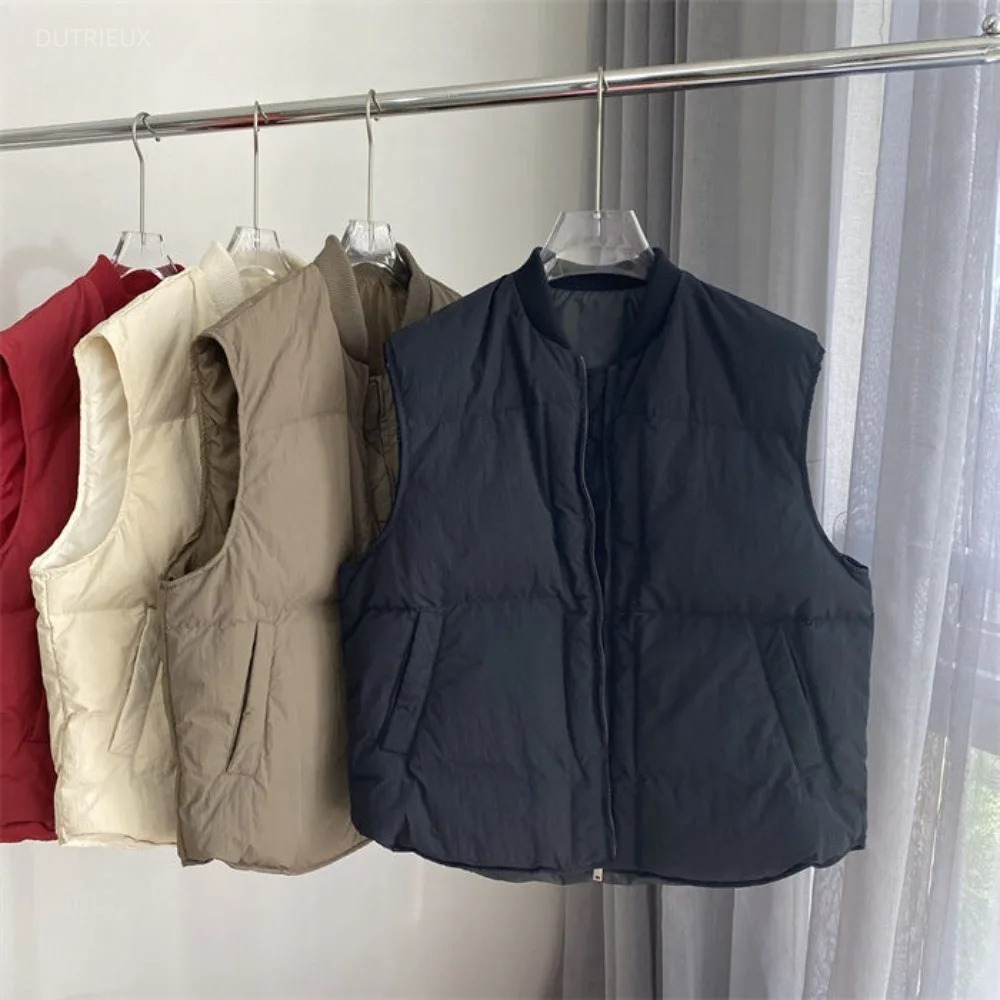 2026 겨울 따뜻한 O 넥 파카 조끼 한국 솔리드 소 - Winter Clothing Hong Kong 리뷰 및 가격