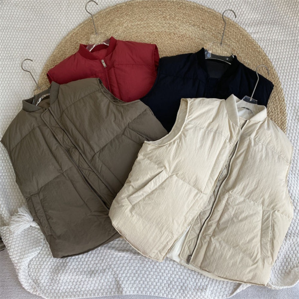 2026 겨울 따뜻한 O 넥 파카 조끼 한국 솔리드 소 - Winter Clothing Hong Kong 리뷰 및 가격