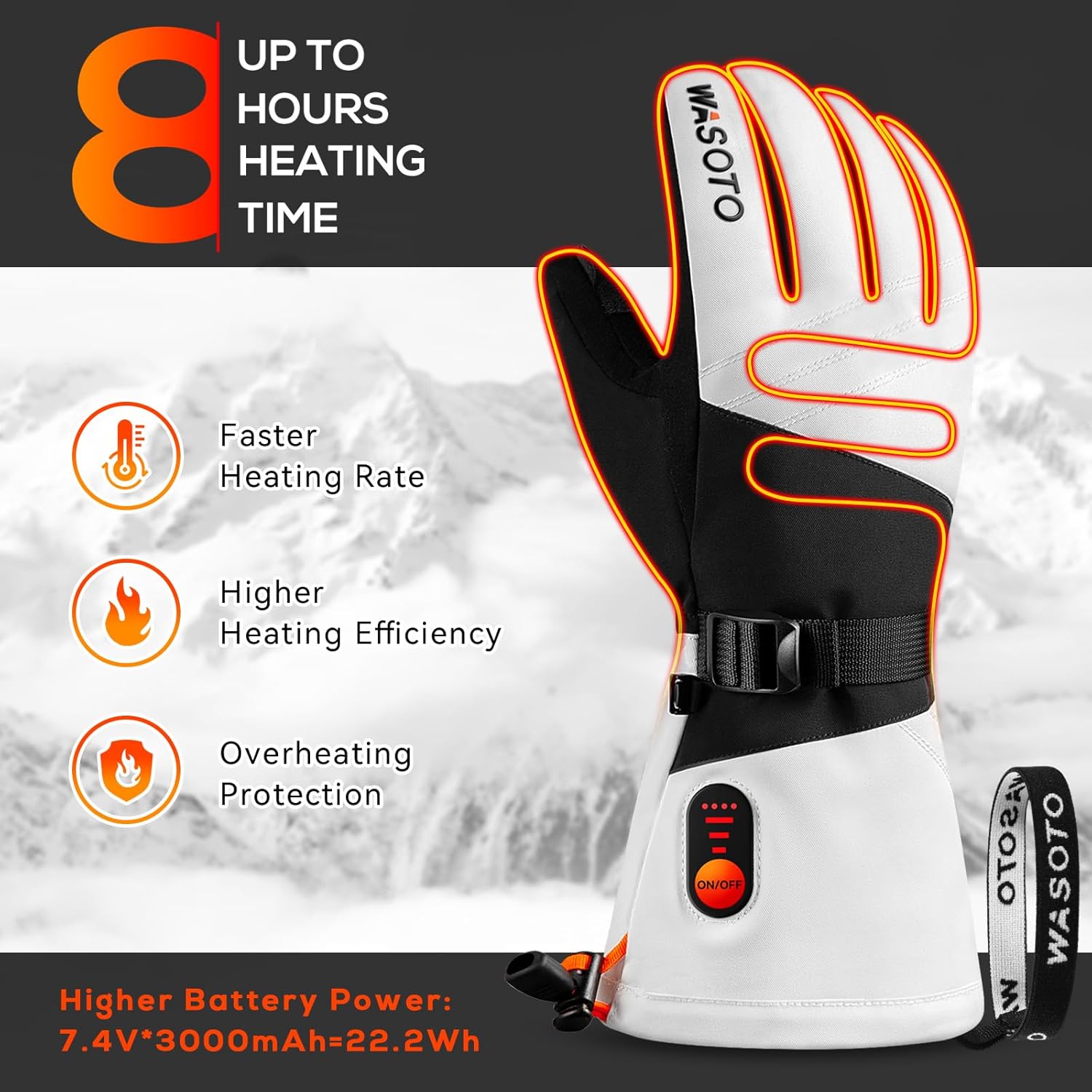 전문용 USB 충전식 스키 장갑, 전기 온열 기능, 방 - Heated Gloves Electric 리뷰 및 가격